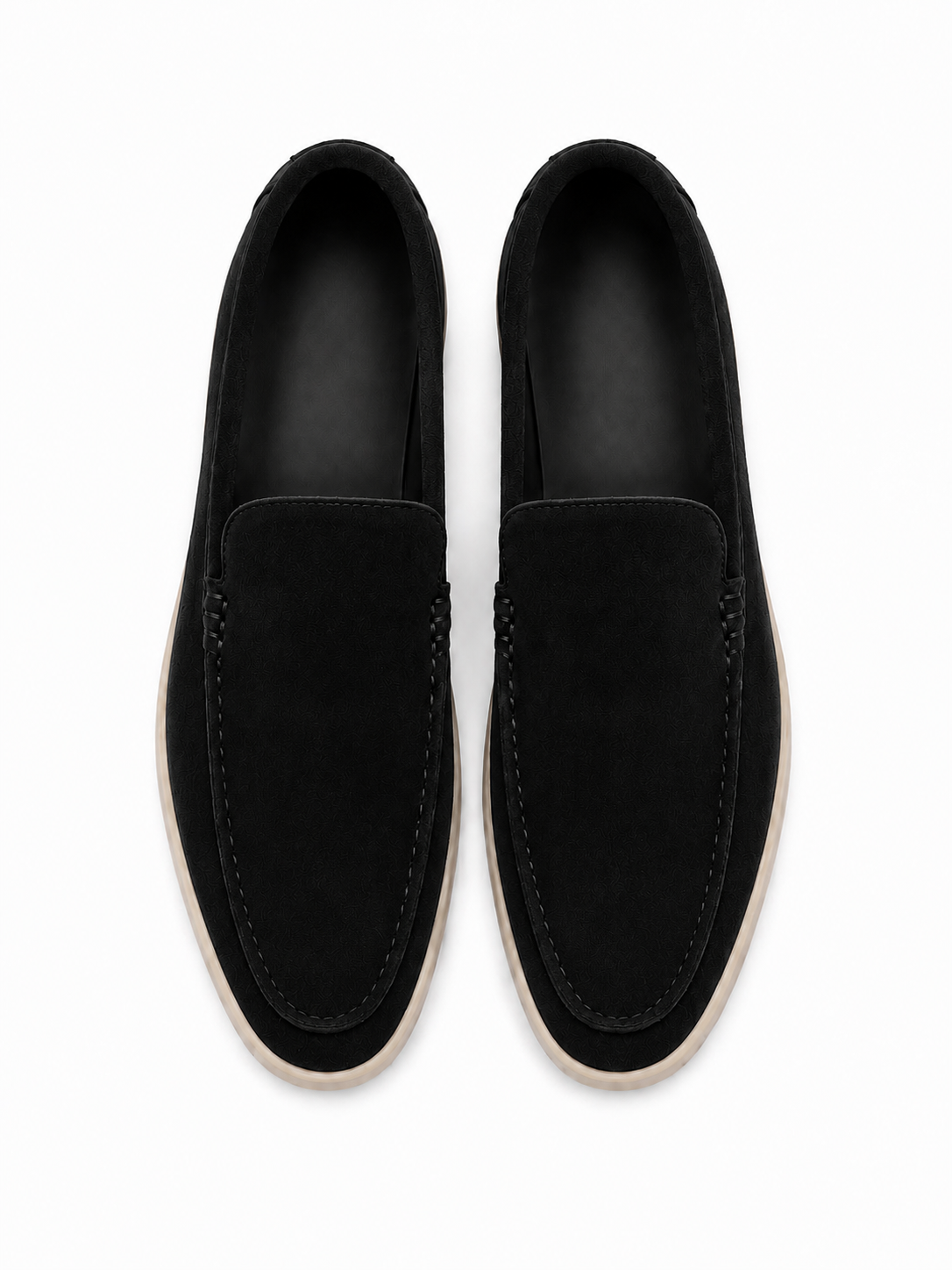The Summer Walk — Onyx Suede Loafer