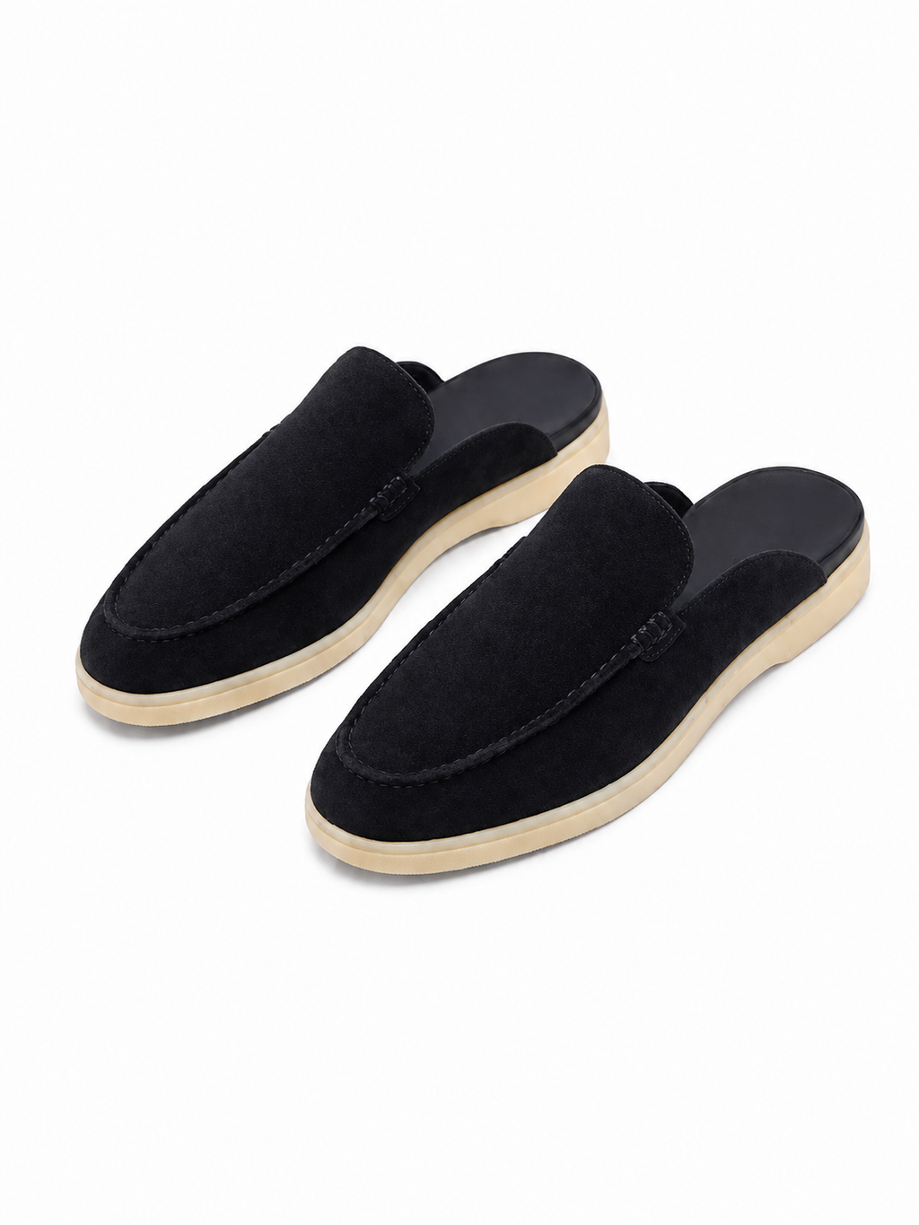 The Summer Mule — Onyx Suede