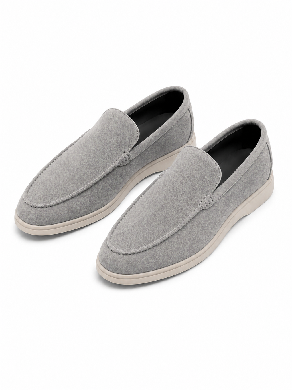 The Summer Walk — Dove Grey Suede Loafer