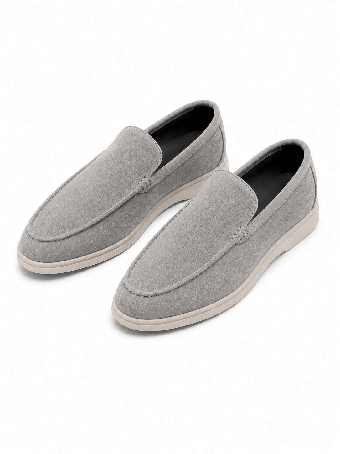 The Summer Walk — Dove Grey Suede Loafer