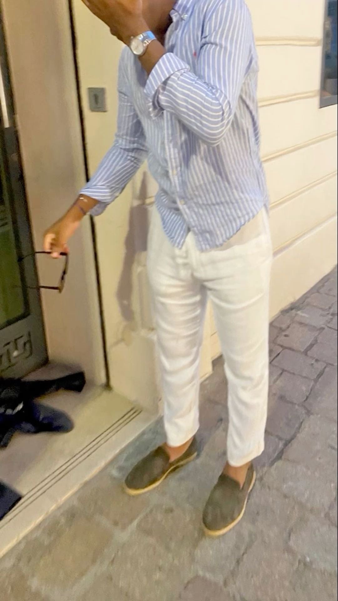 The Summer Walk — Sage Suede Loafer