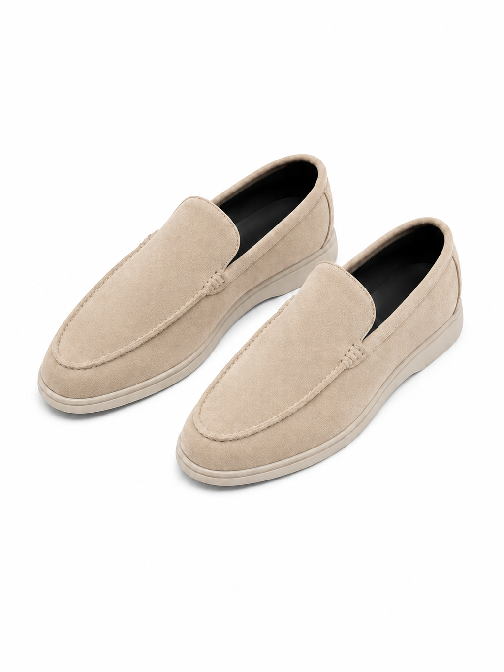 The Summer Walk — Stone Suede Loafer