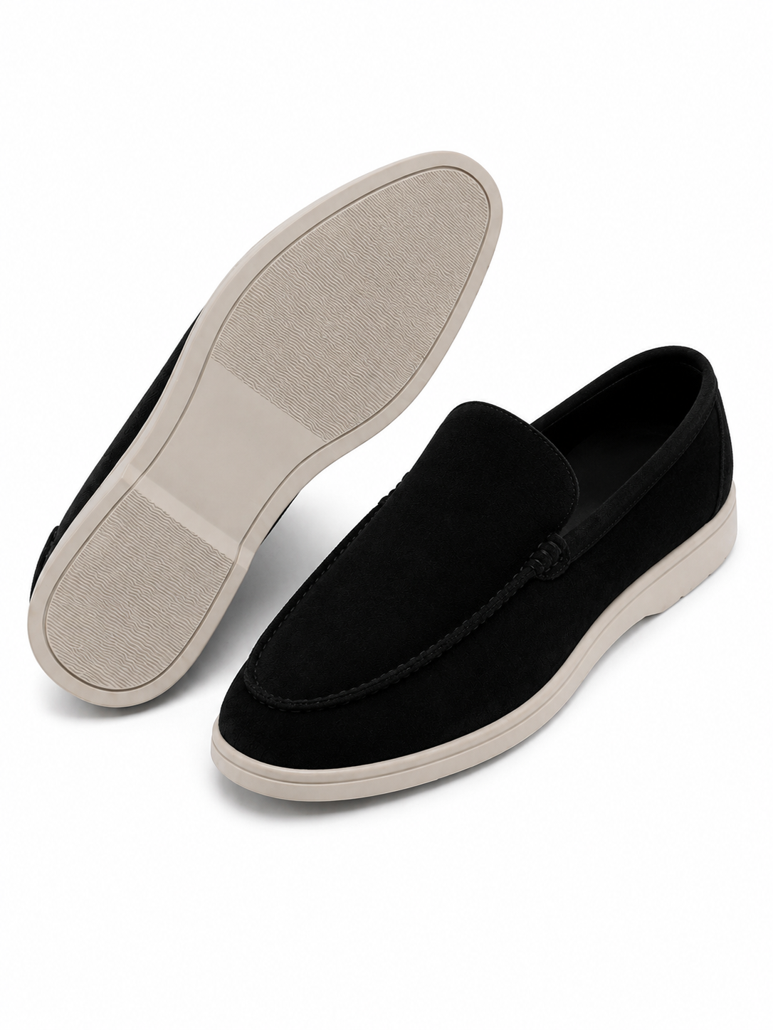 The Summer Walk — Onyx Suede Loafer