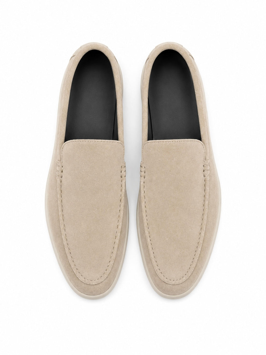 The Summer Walk — Stone Suede Loafer
