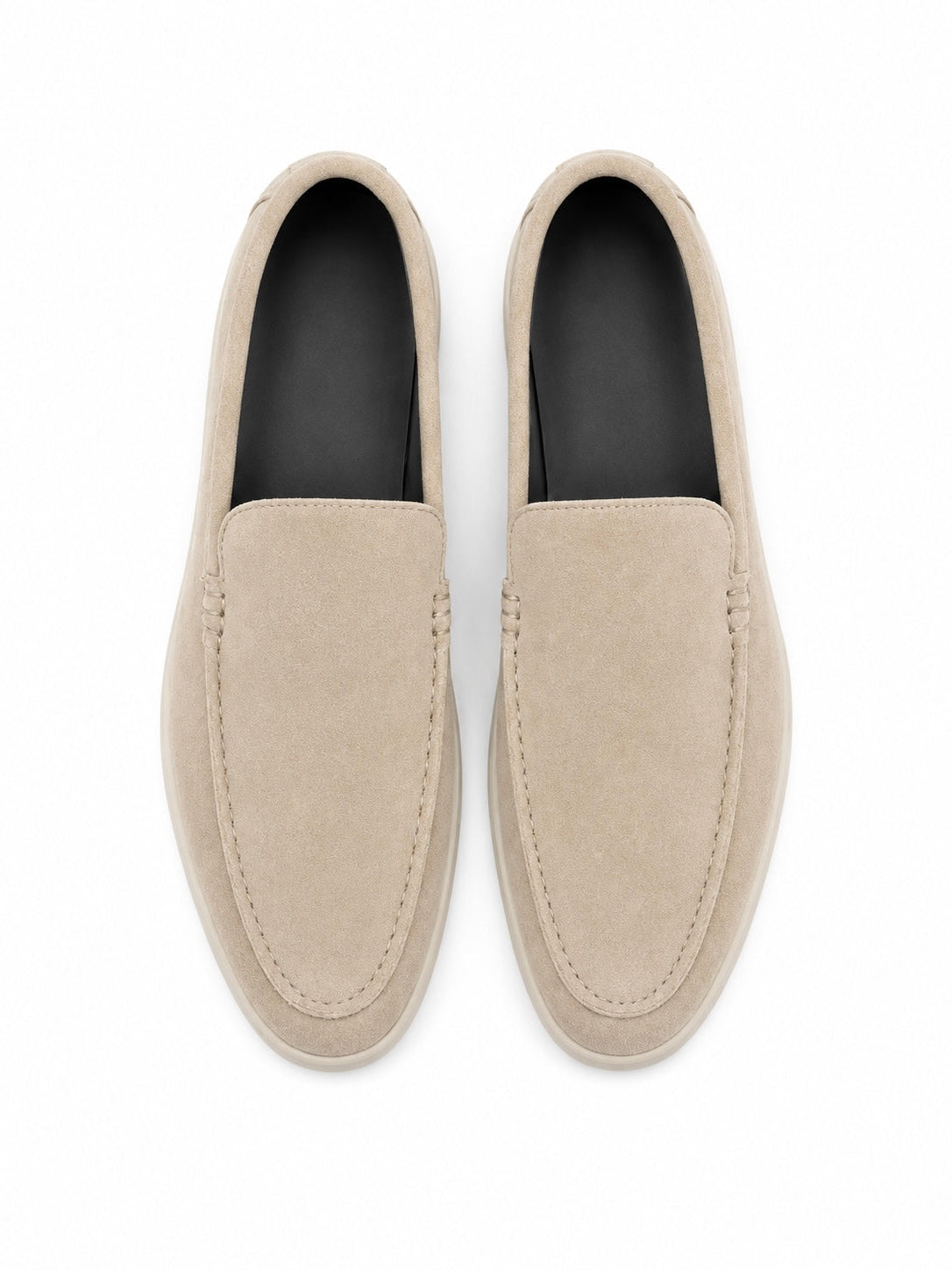 The Summer Walk — Stone Suede Loafer