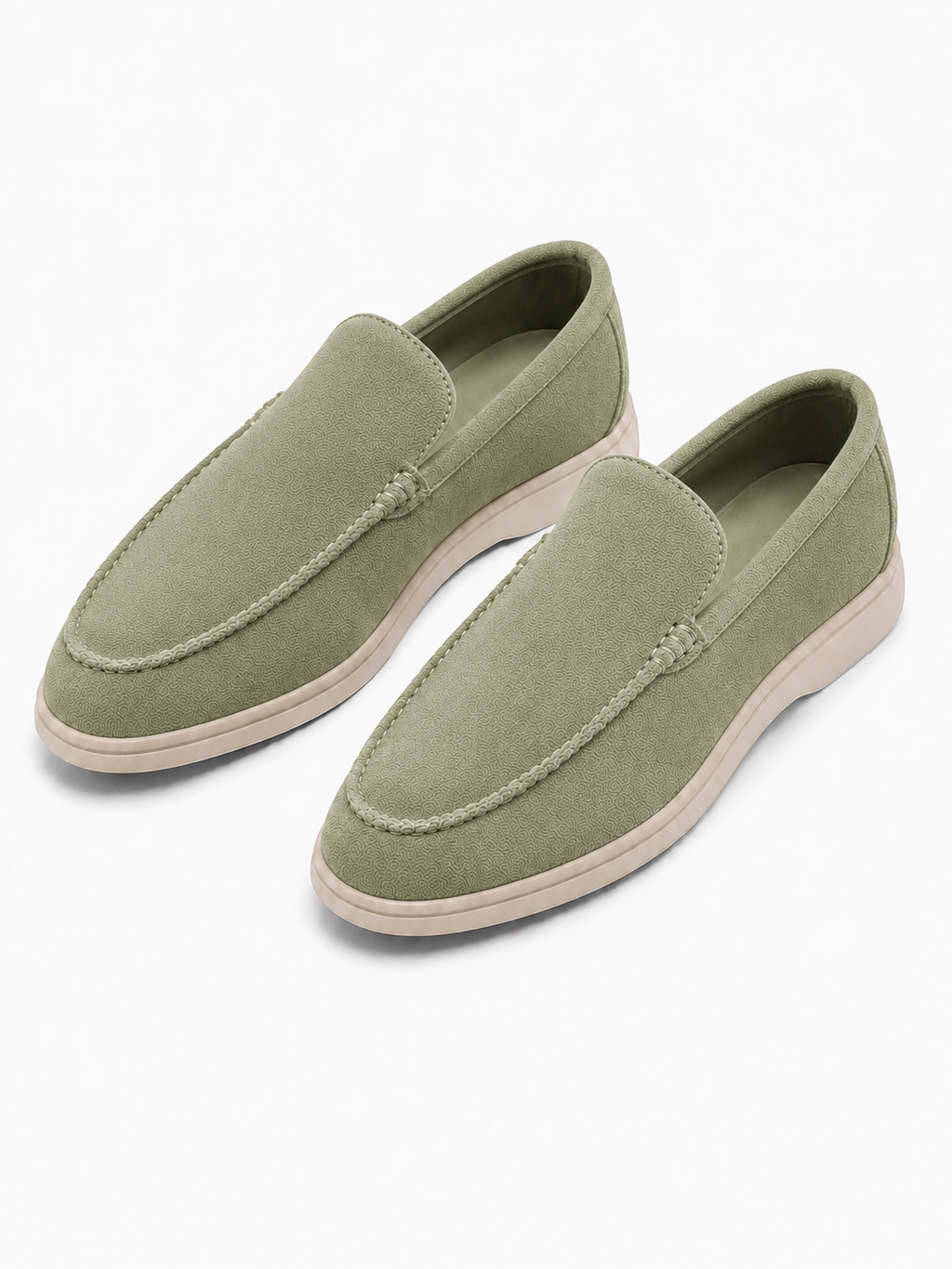 The Summer Walk — Sage Suede Loafer
