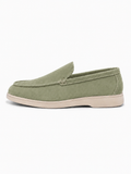 The Summer Walk — Sage Suede Loafer