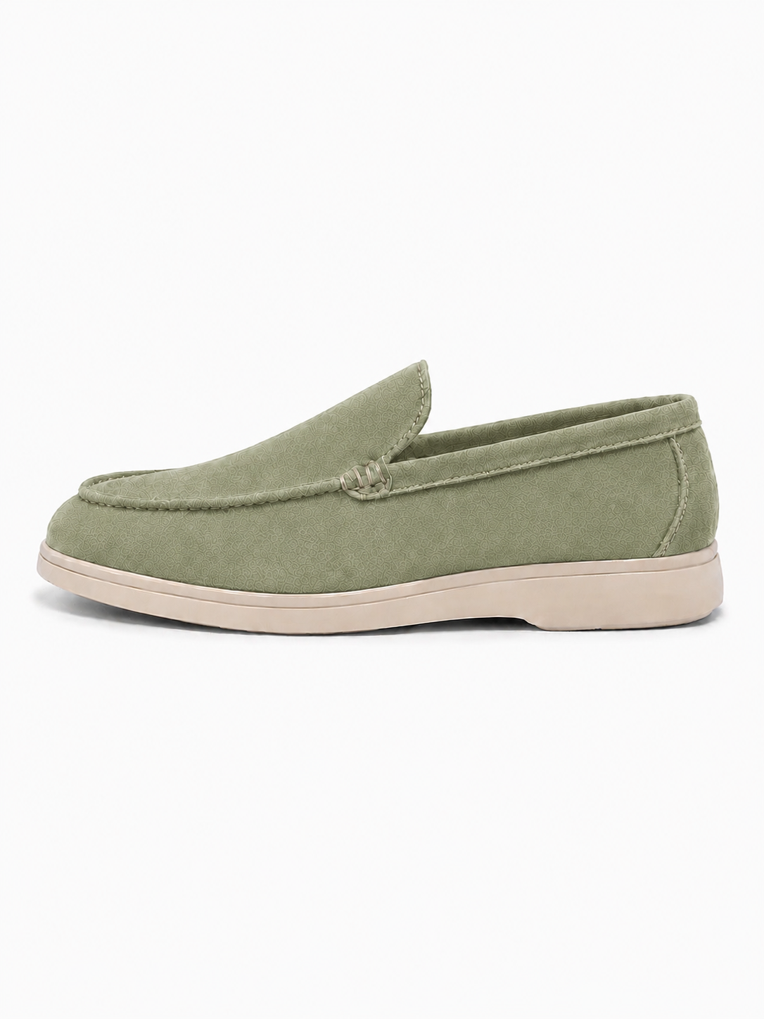 The Summer Walk — Sage Suede Loafer