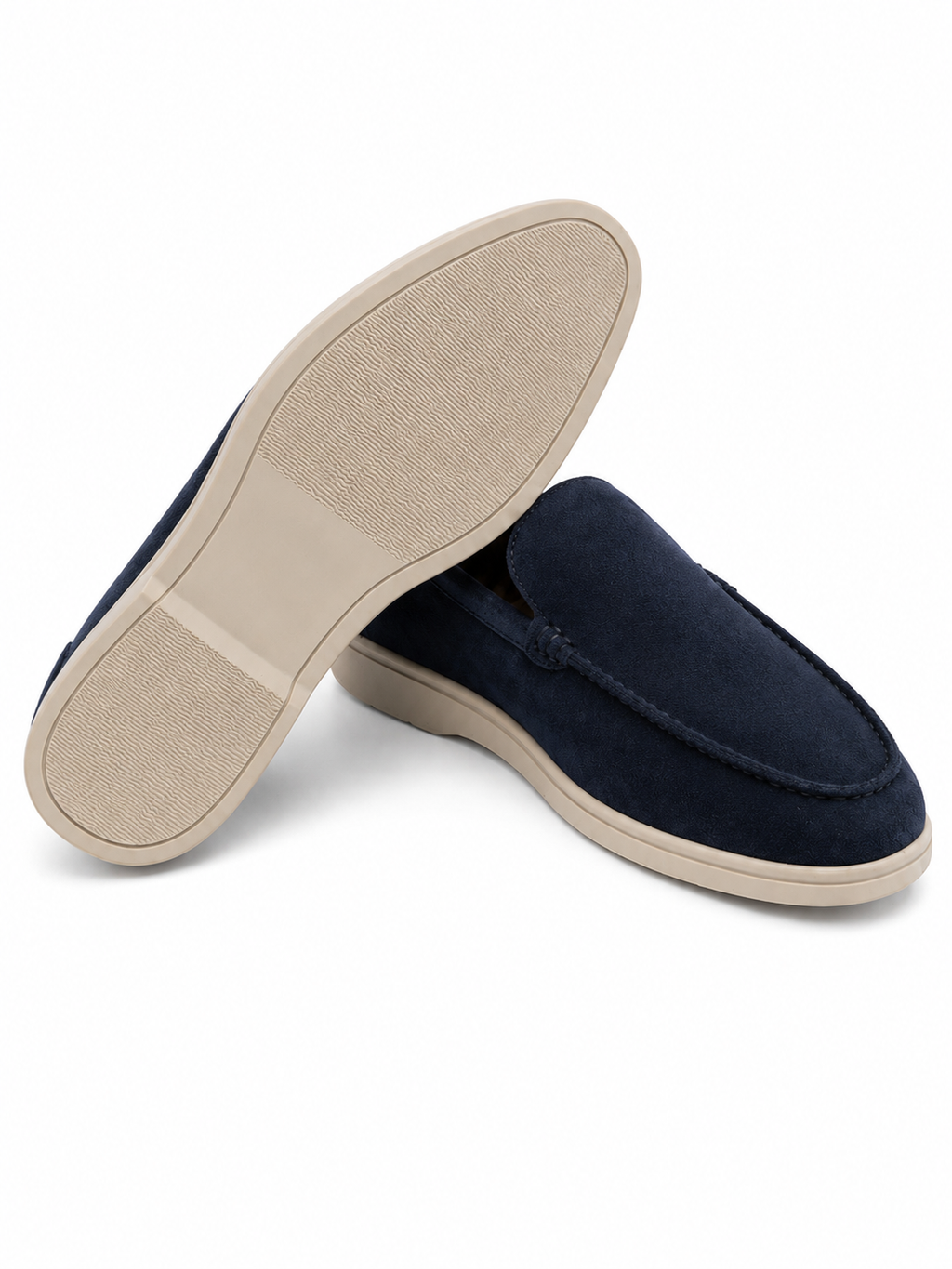The Summer Walk — Navy Suede Loafer