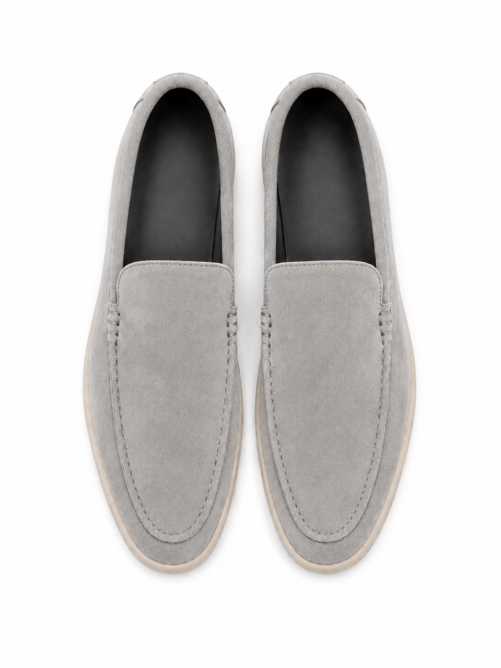 The Summer Walk — Dove Grey Suede Loafer