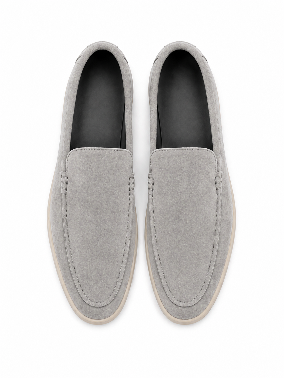 The Summer Walk — Dove Grey Suede Loafer