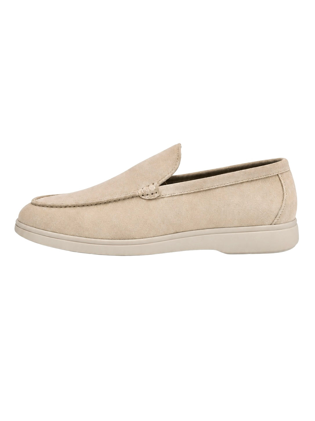 The Summer Walk — Stone Suede Loafer