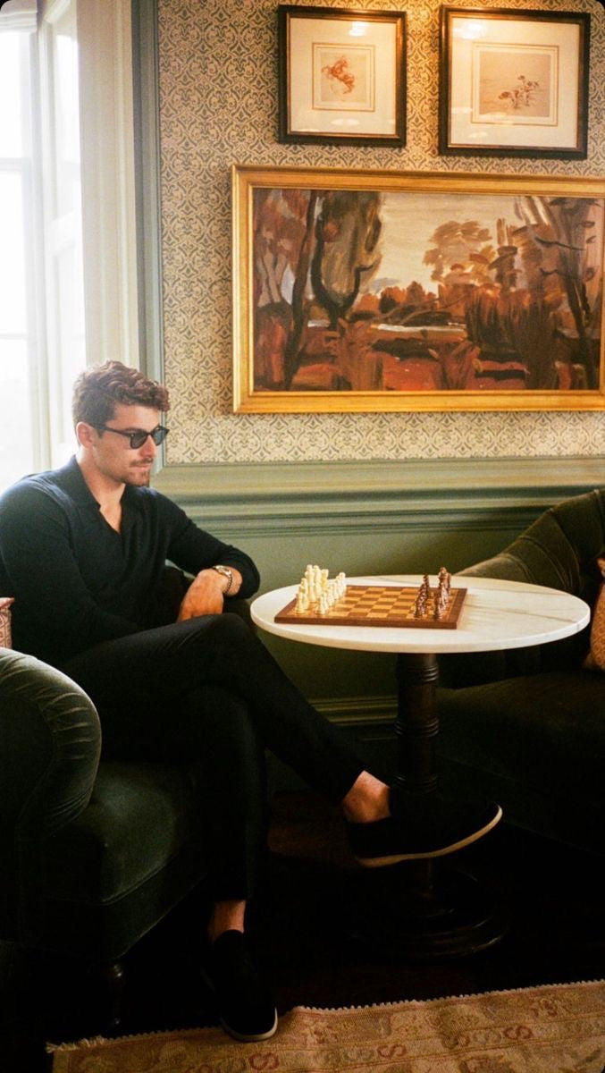 The Summer Walk — Onyx Suede Loafer