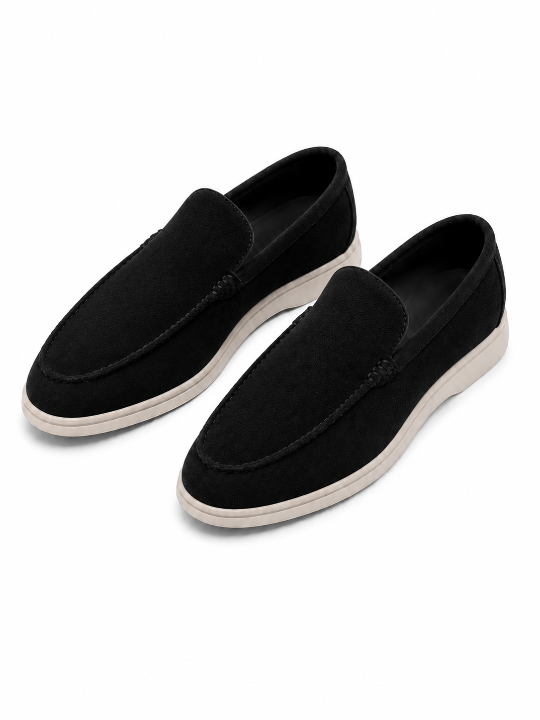 The Summer Walk — Onyx Suede Loafer