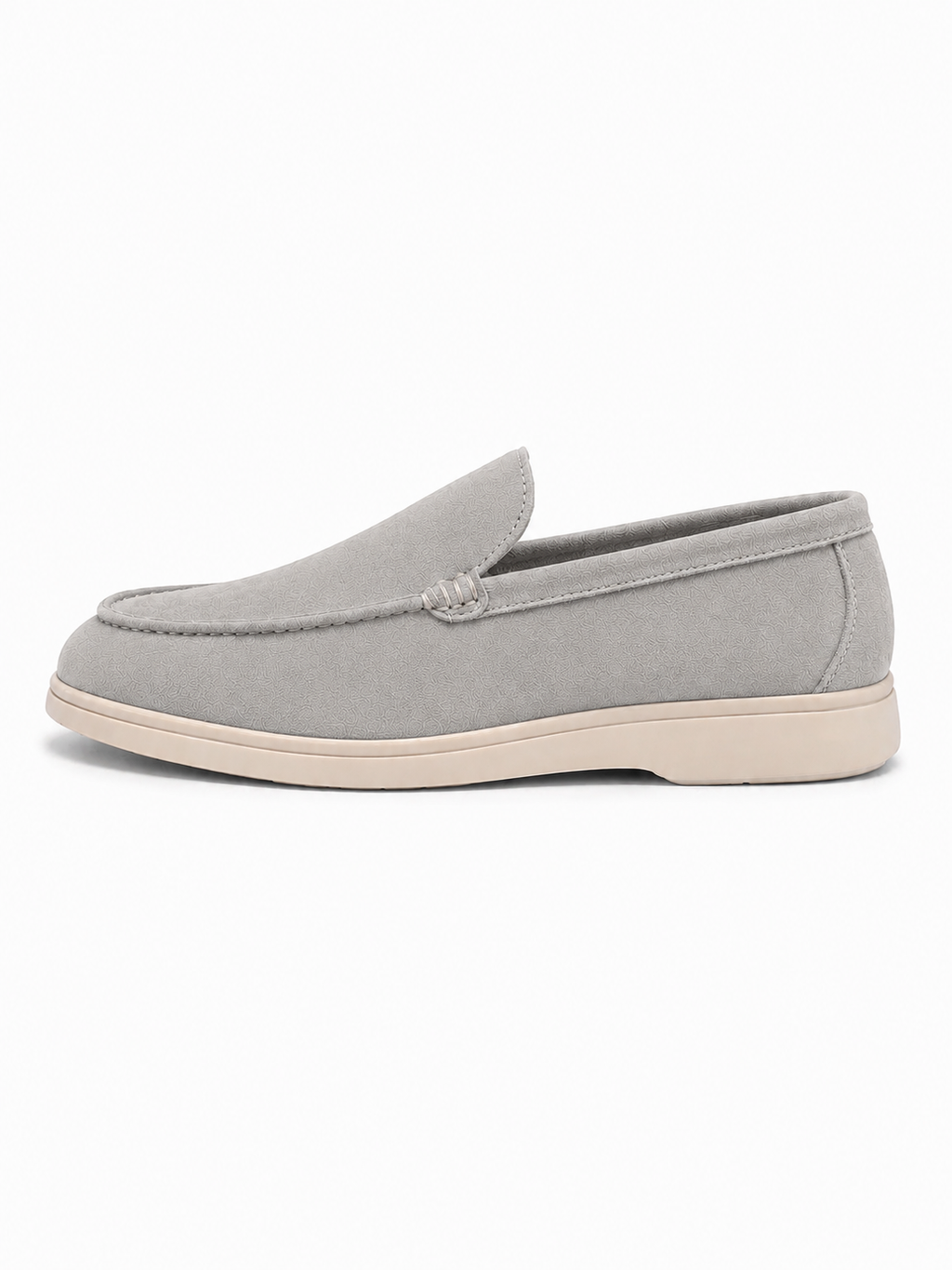 The Summer Walk — Dove Grey Suede Loafer