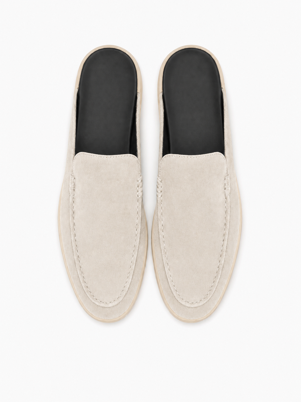 The Summer Mule — Parchment Suede