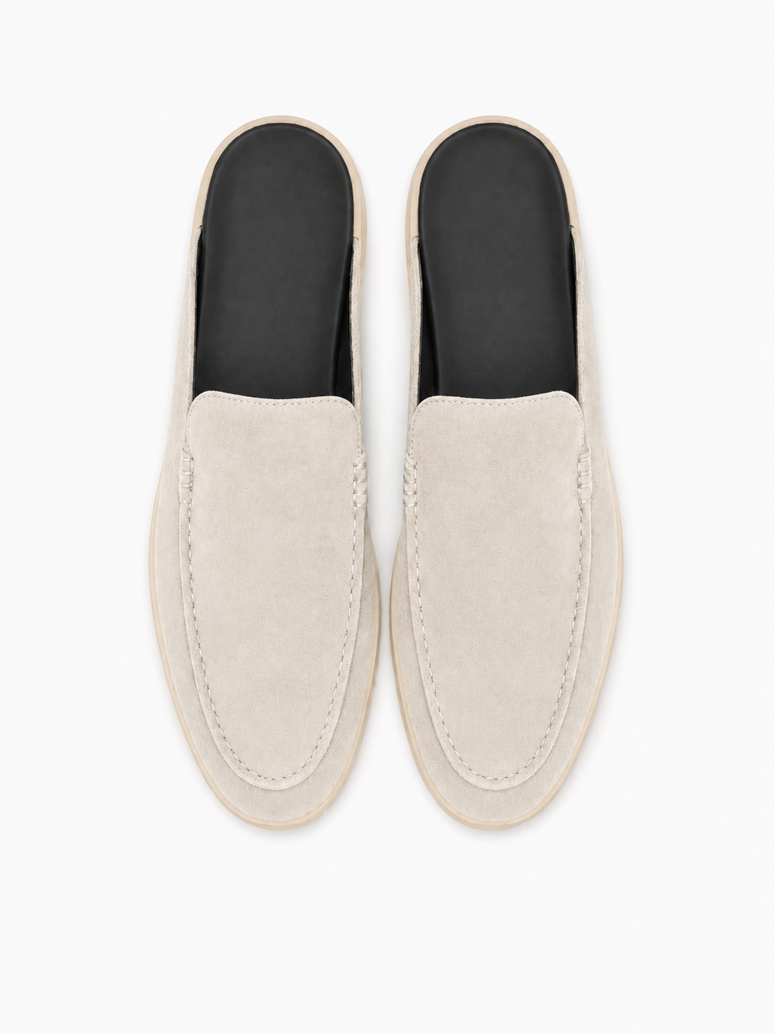 The Summer Mule — Parchment Suede