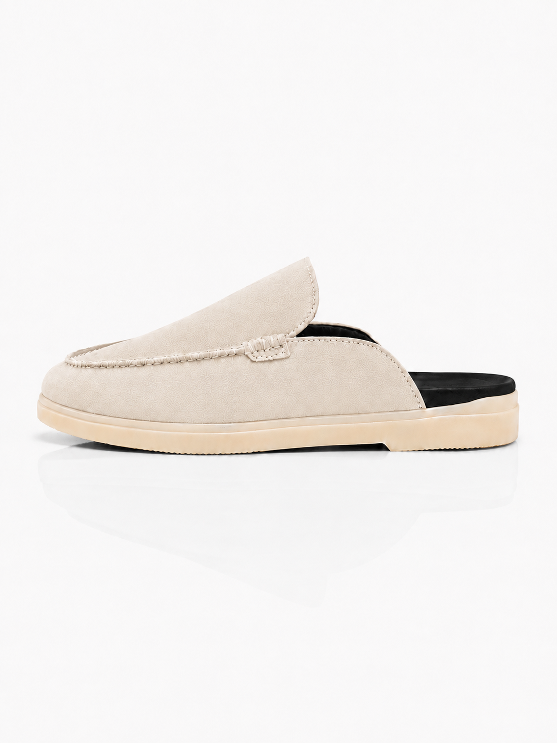 The Summer Mule — Parchment Suede